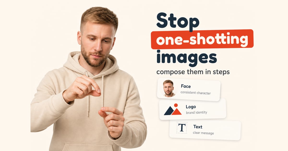Stop One-Shotting Images. Compose Them in Steps.
